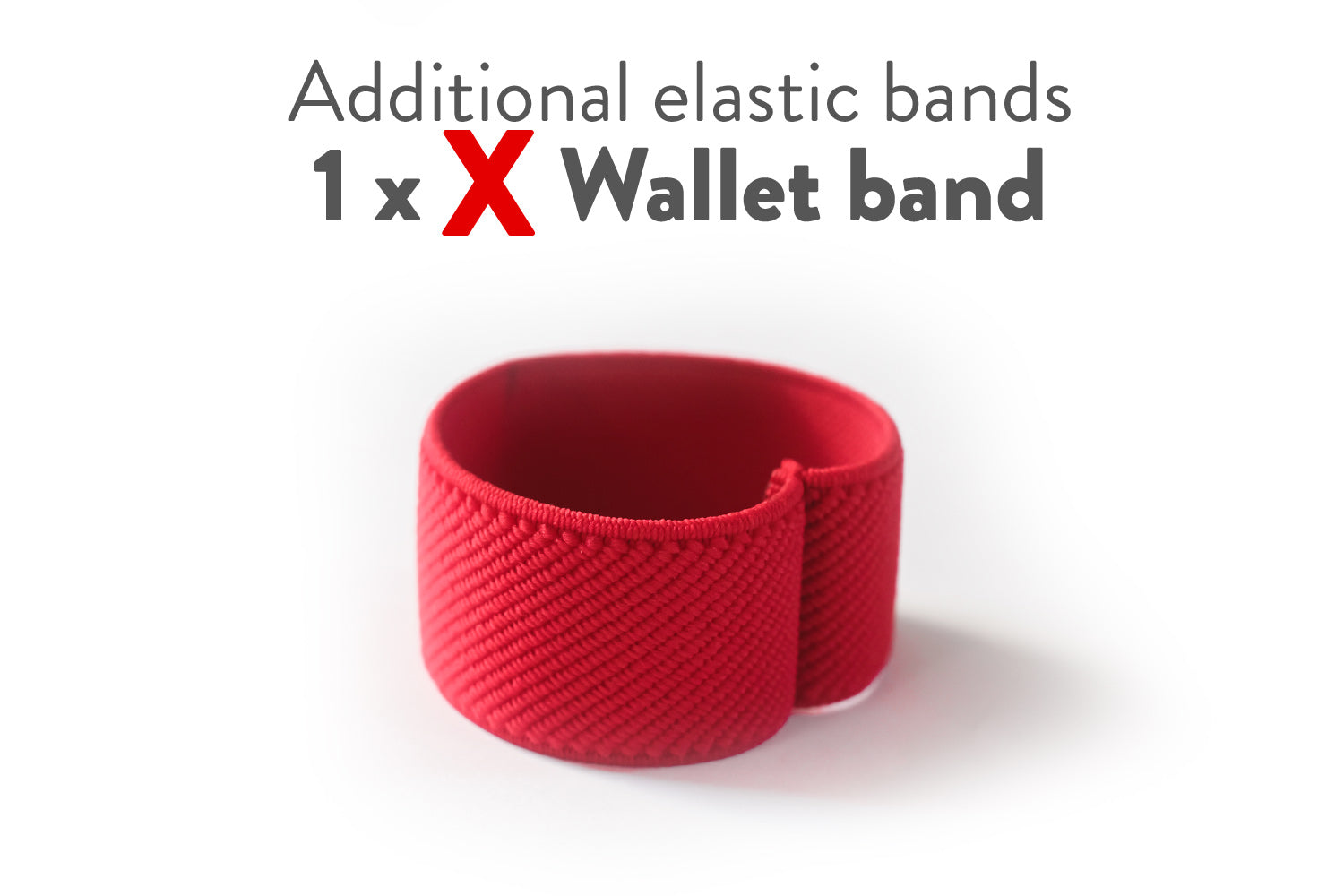 ElephantWallet N Wallet Additional Elastic Band - Wood, Metal, Carbon Fiber